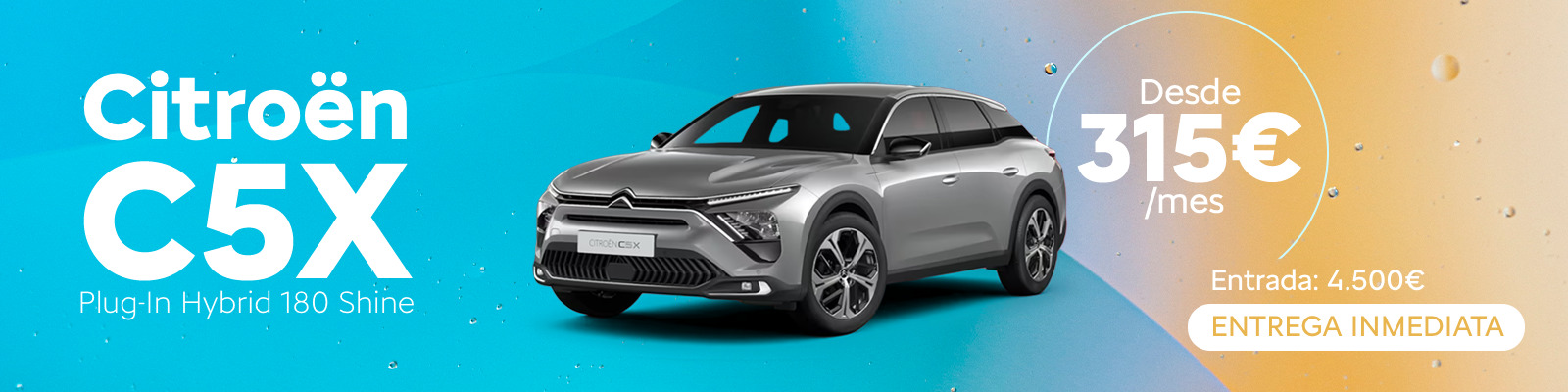 Citroen C5X Hybrid 180 Shine desde 315€/mes