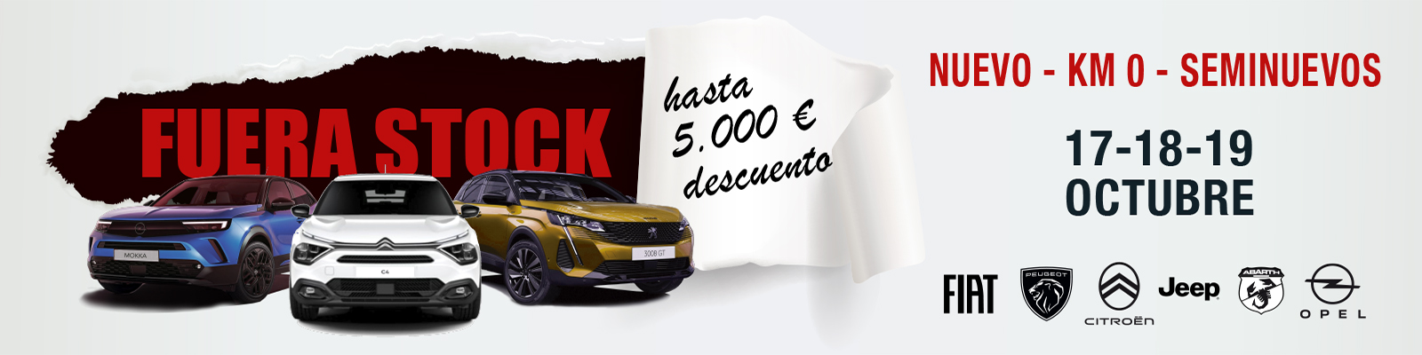 Llegan los dias Fuera Stock con hasta 5.000€ de descuento!