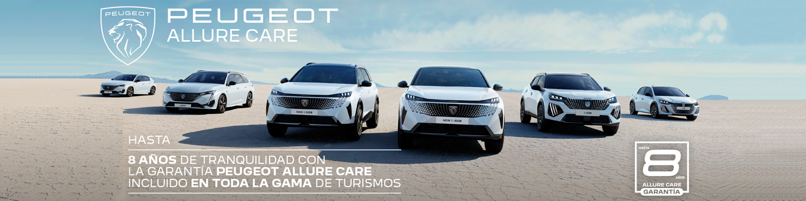 Hasta 8 años de garantía Peugeot Allure Care